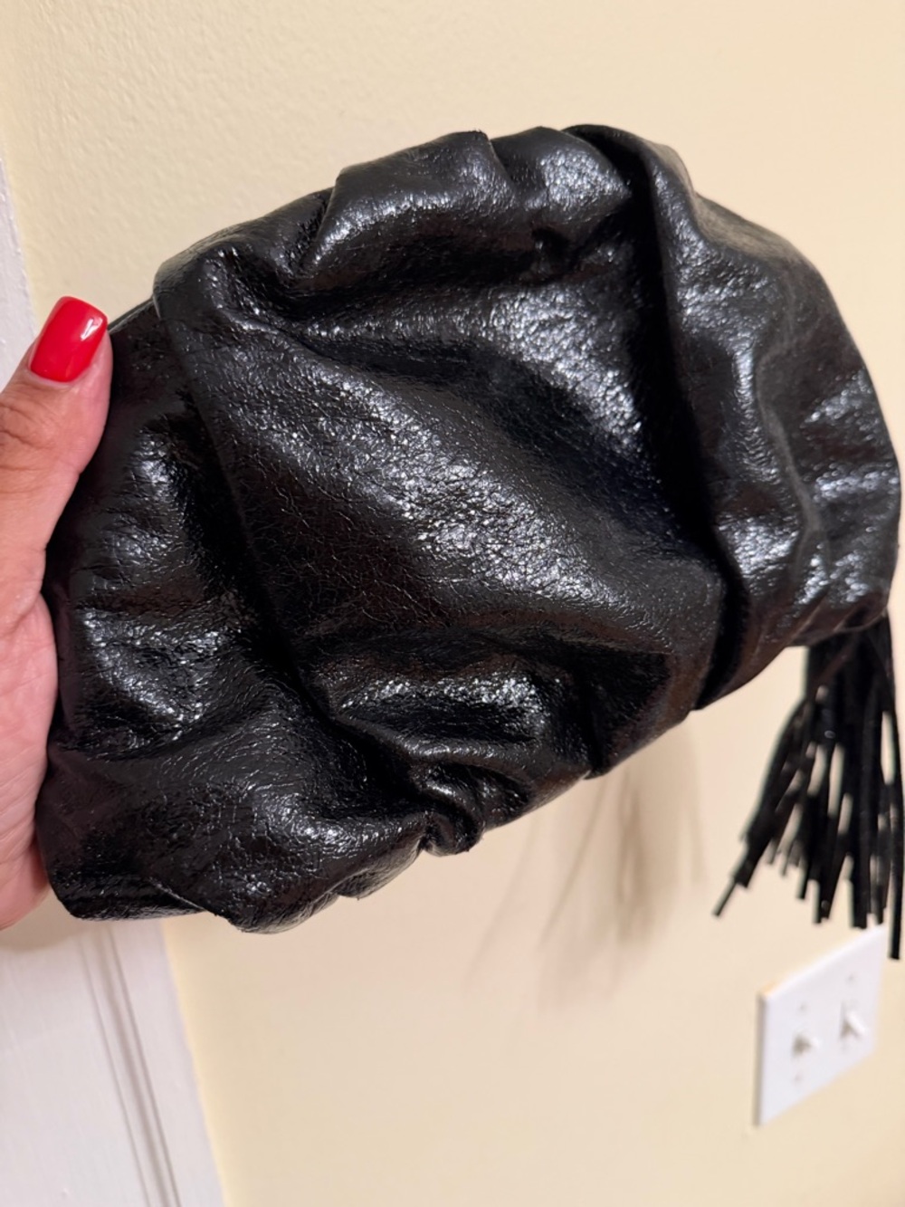 Rebecca Minkoff Black Leather Clutch